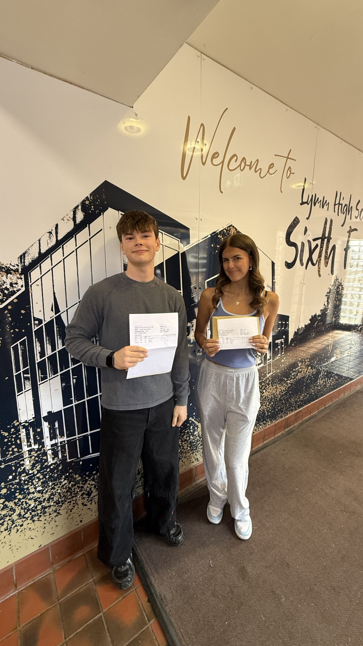 George Mitchell and Yasmine Hughes
