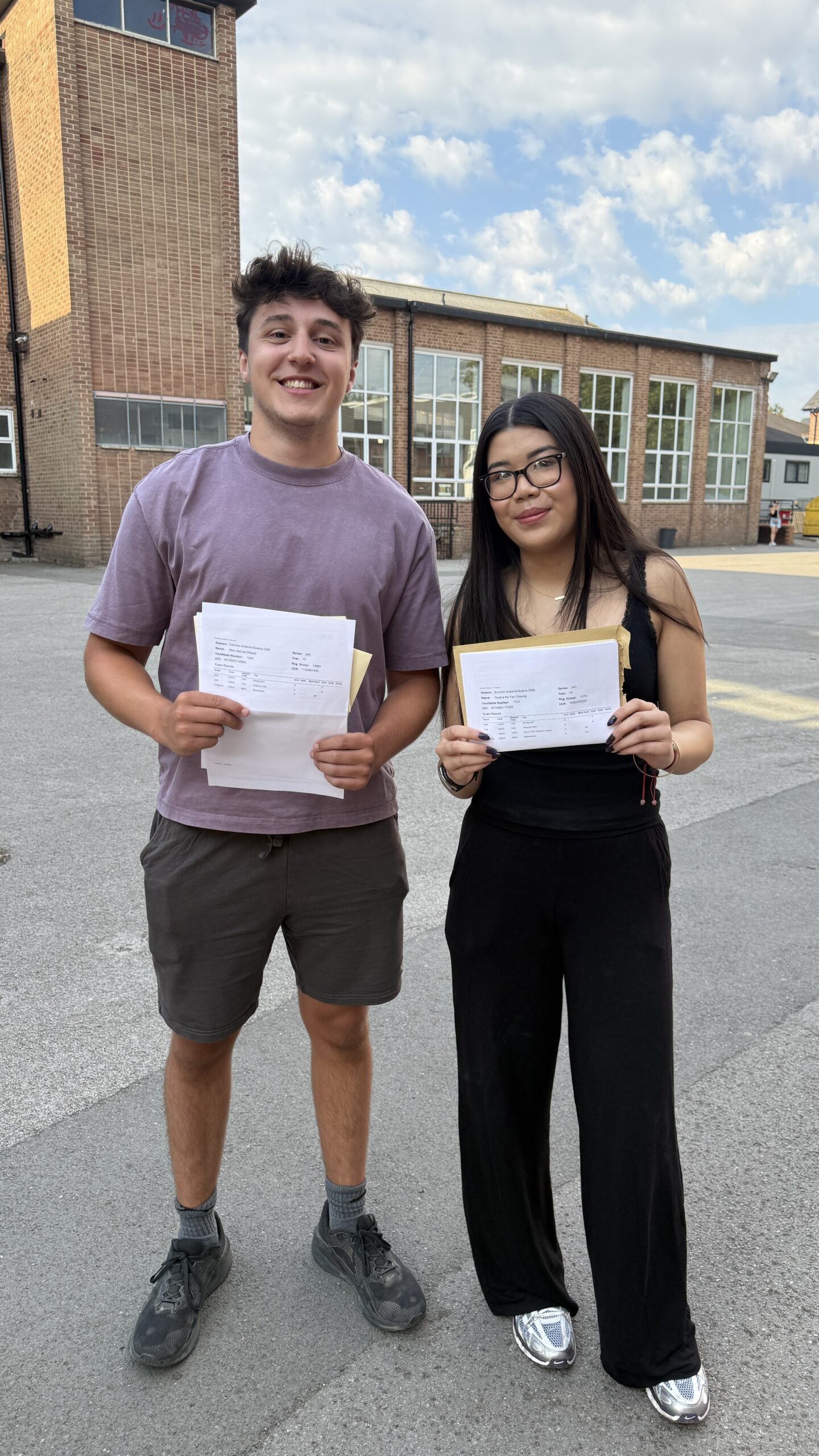 Max Ottiwell and Sophia Cheung